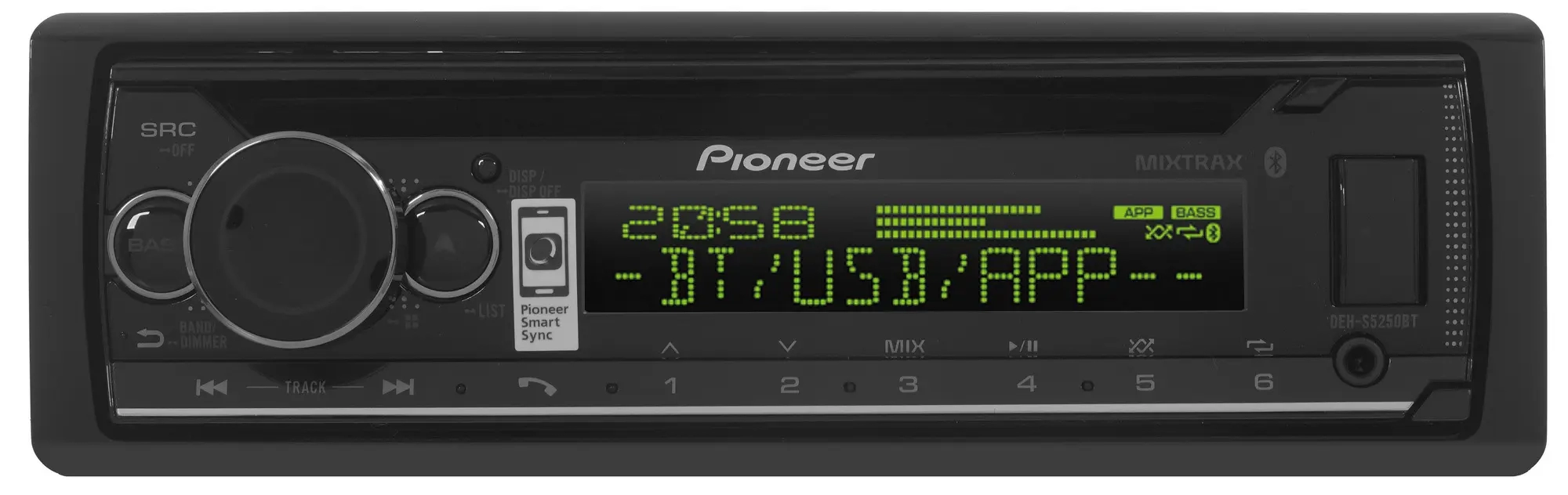 Pioneer DEH-S5250BT DSP автомагнитола – купить по цене 14 990 руб. в  интернет-магазине Спарта Маркет