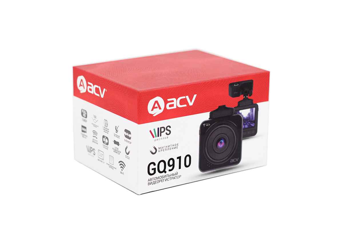 ACV GQ910 видеорегистратор Wi-Fi + GPS