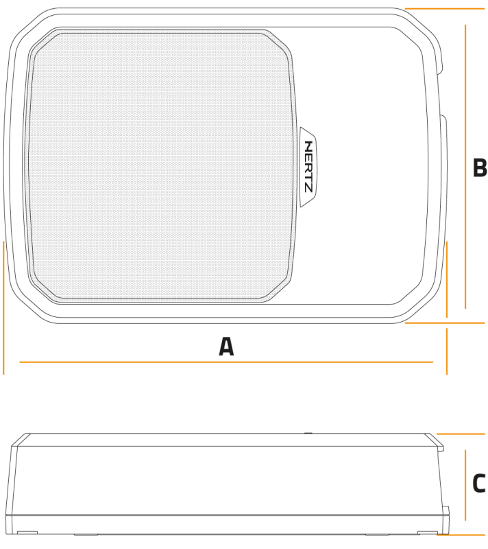 Hertz DBA 201 F, активный сабвуфер