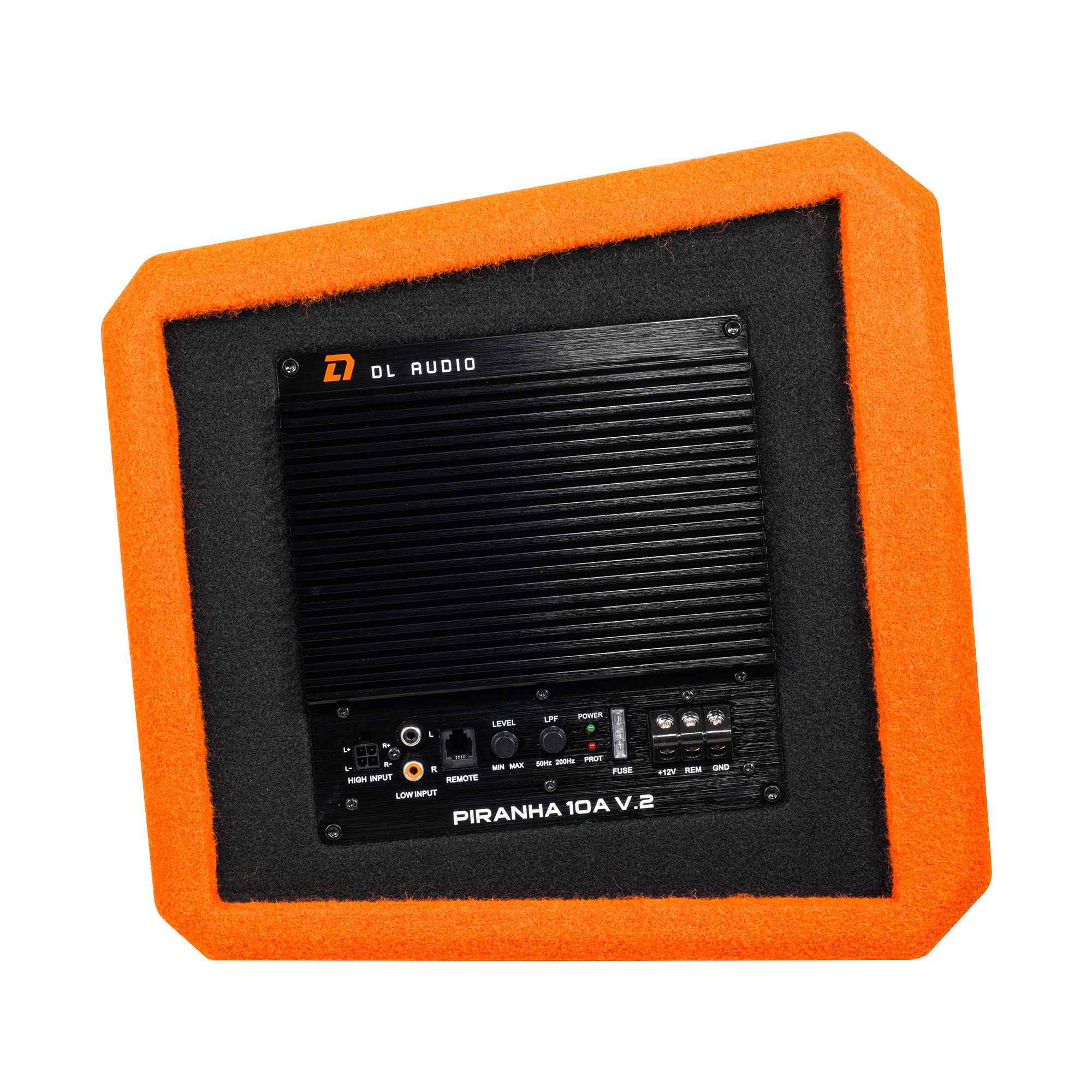 DL Audio Piranha 10A V.2 Orange сабвуфер активный