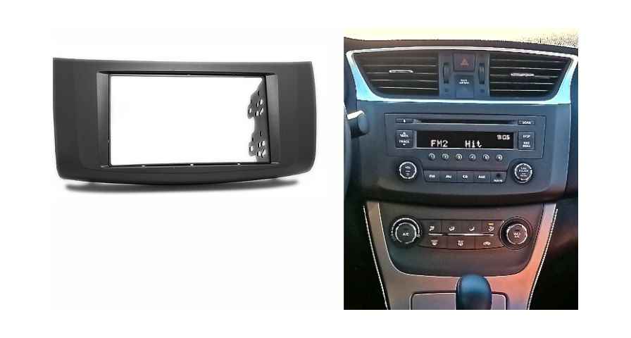 Переходная рамка для Nissan Sentra,Tiida,Bluebird Sylphy 14-> 2DIN