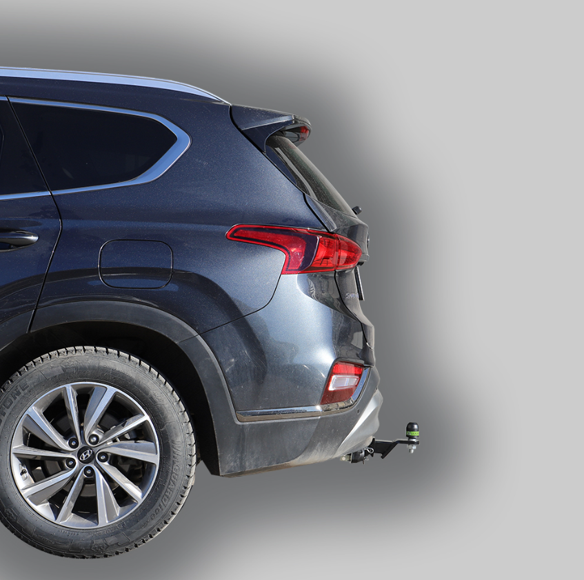 Фаркоп Leader Plus H230-E для Hyundai Santa Fe IV (TM) 2018-..., условно съемный шар (тип A)