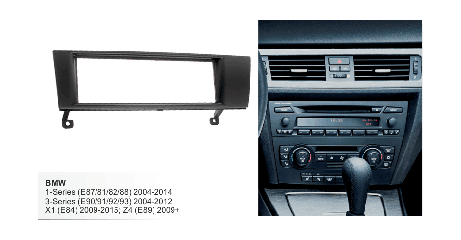 Переходная рамка для BMW3 (E90, E91, E92) 2006  1DIN