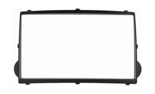 Переходная рамка для Hyundai H1, Starex 07-16 2DIN с креплениями черная