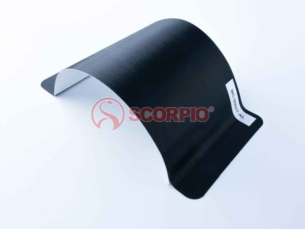 Текстурная пленка с эффектом шлифованного алюминий SCORPIO Premium - цвет черный