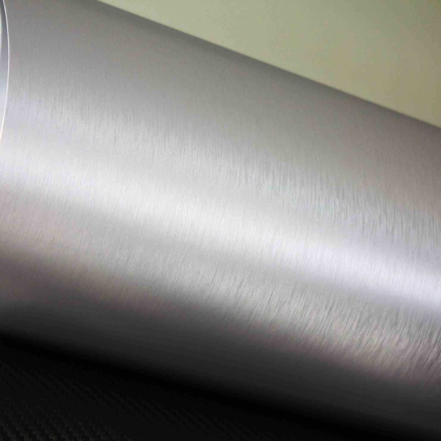 Пленка под Шлифованный алюминий Серый 1,52м