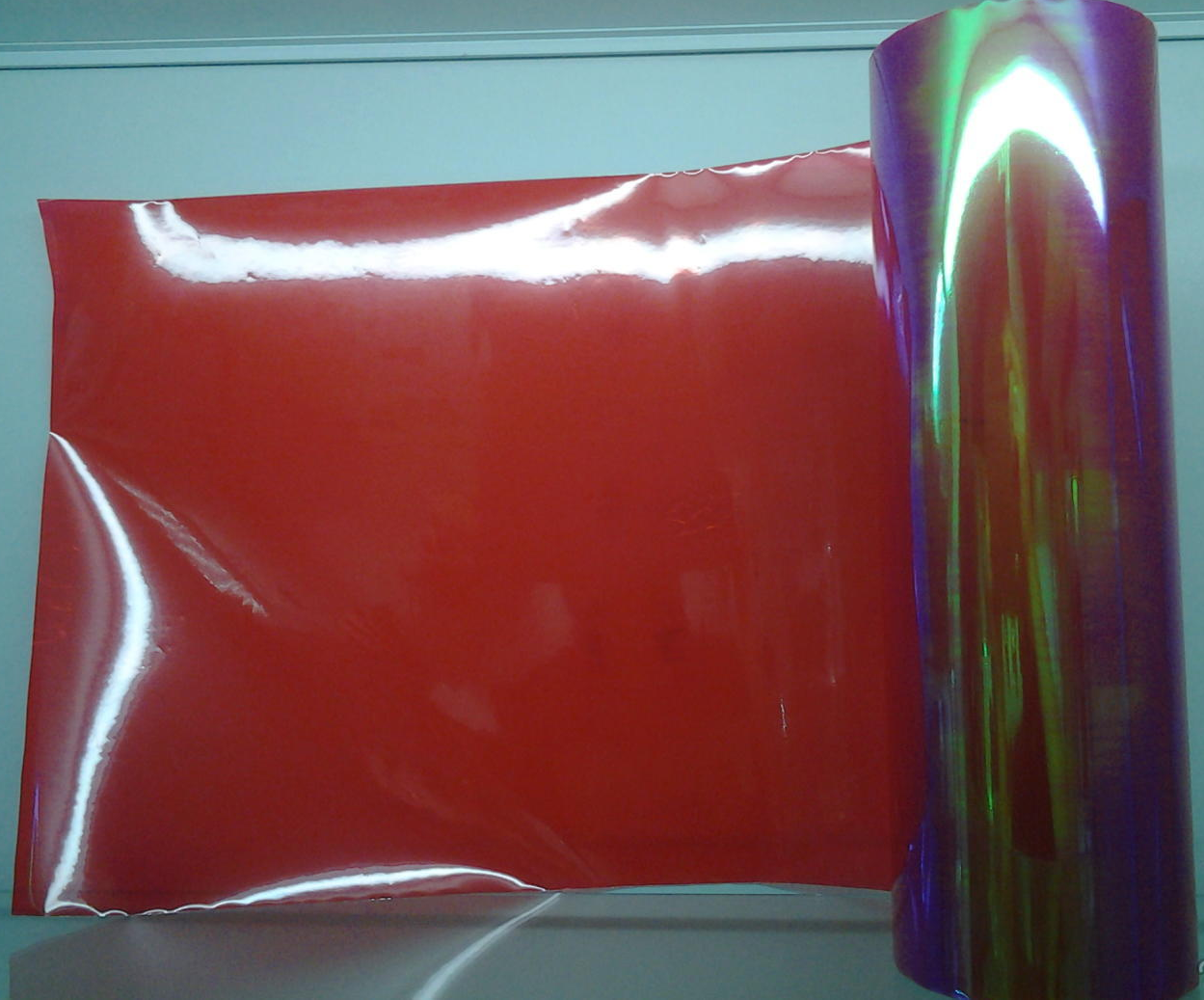 Пленка для фар хамелеон красная (0,3х10м)