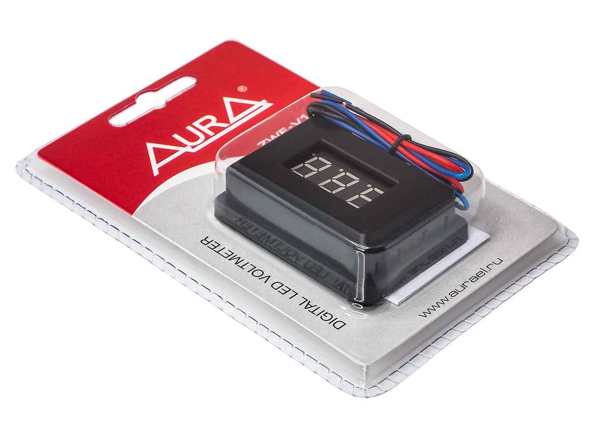 Aura ZWE-V10B Универсальный вольтметр синий Aura ZWE-V10B Универсальный вольтметр синий