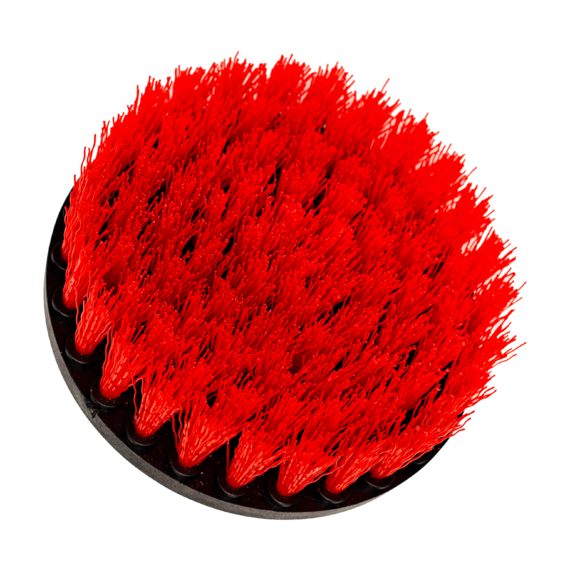 Щетка для чистки текстиля с креплением для дрели, жесткая LERATON DBH