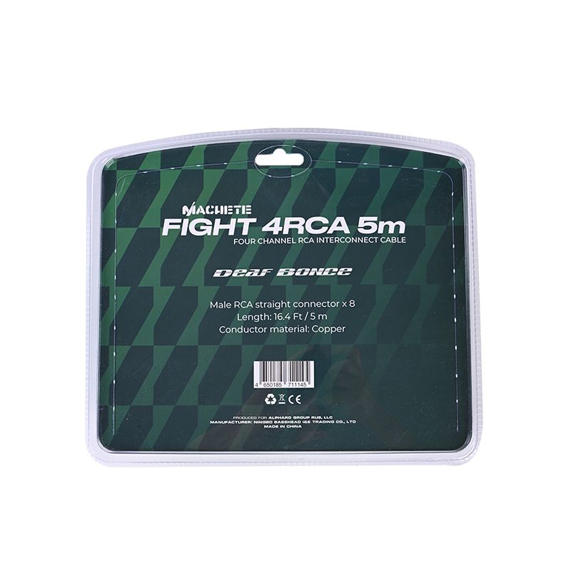 Alphard Machete Fight 4RCA 5m межблочный кабель 5м Alphard Machete Fight 4RCA 5m межблочный кабель 5м