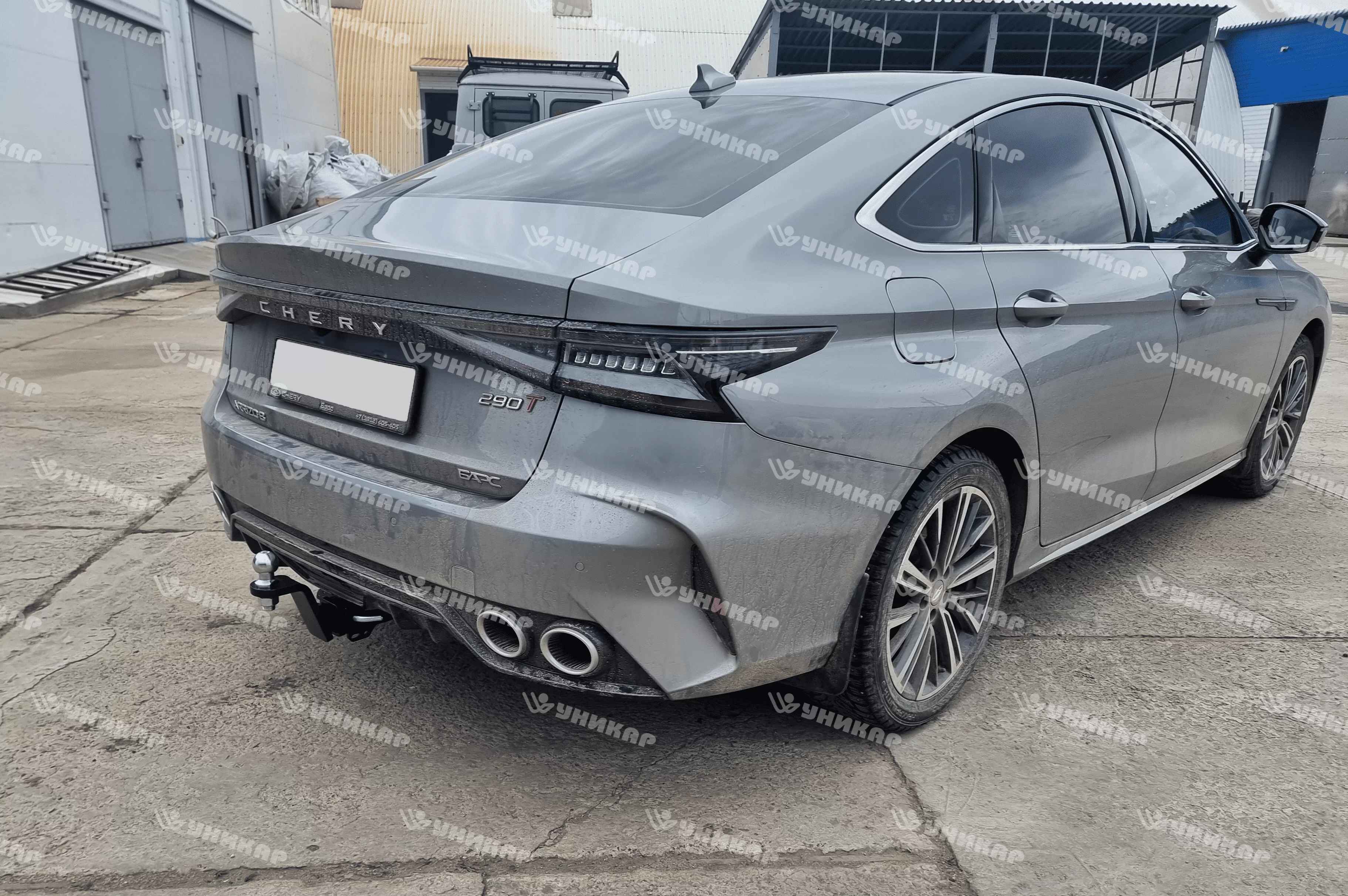 Фаркоп Уникар 16103A для Chery Arrizo 8, американский квадрат