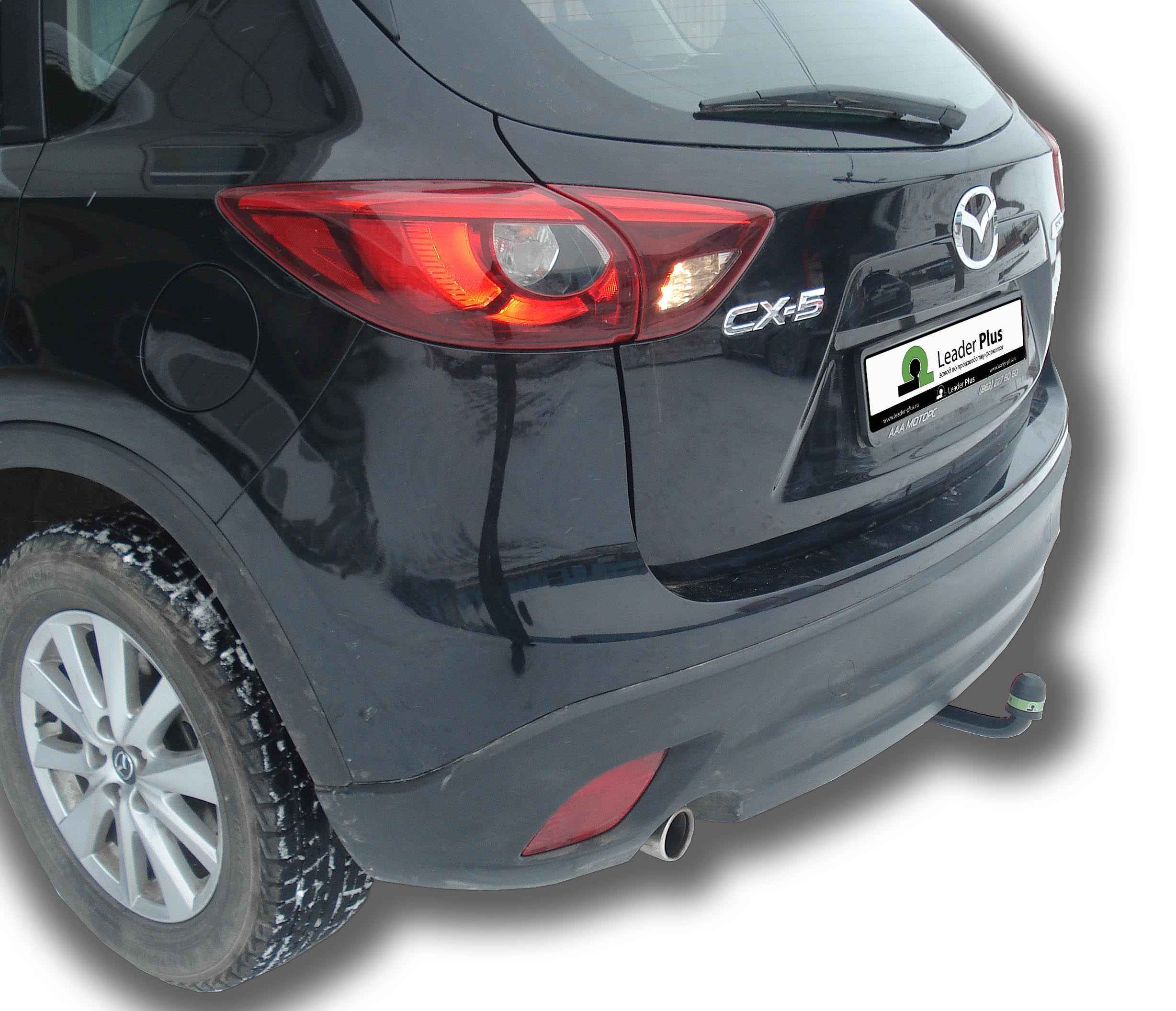 Фаркоп Leader Plus M308-A для Mazda CX-5 (KE), CX-5 II 2011-2016; 2017-, условно съемный шар (тип A)