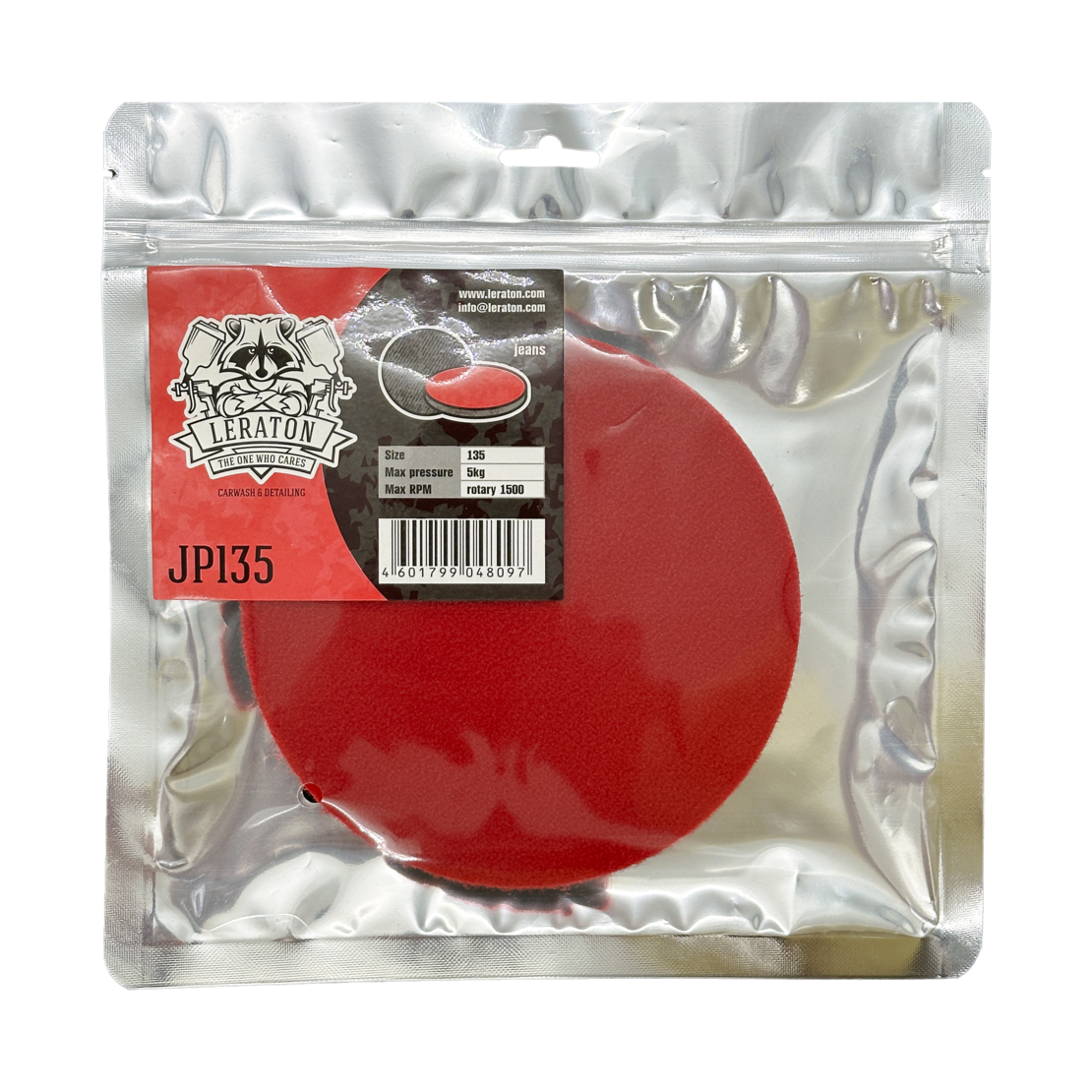 Джинсовый полировальный круг 135мм LERATON JP135