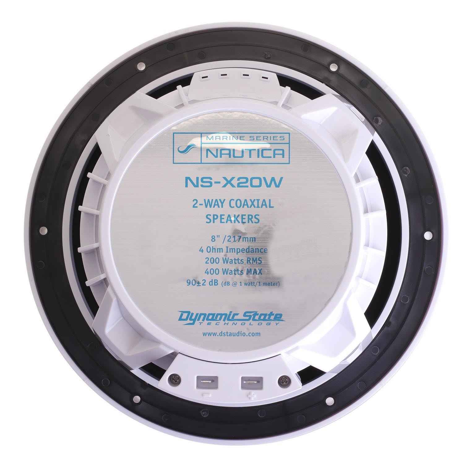 Dynamic State NAUTICA NS-X20W White, коаксиальная акустическая система Dynamic State NAUTICA NS-X20W White, коаксиальная акустическая система