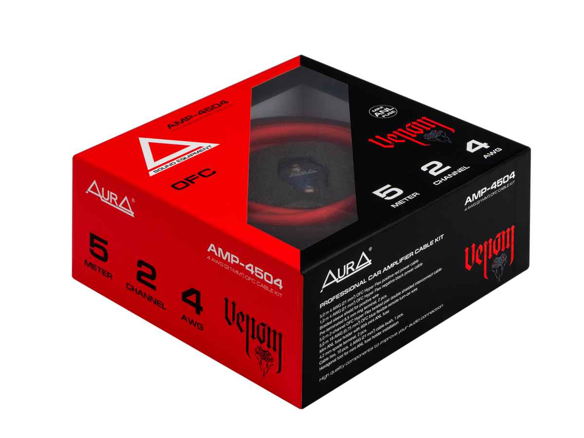 Aura AMP-4504 комплект кабелей для усилителя