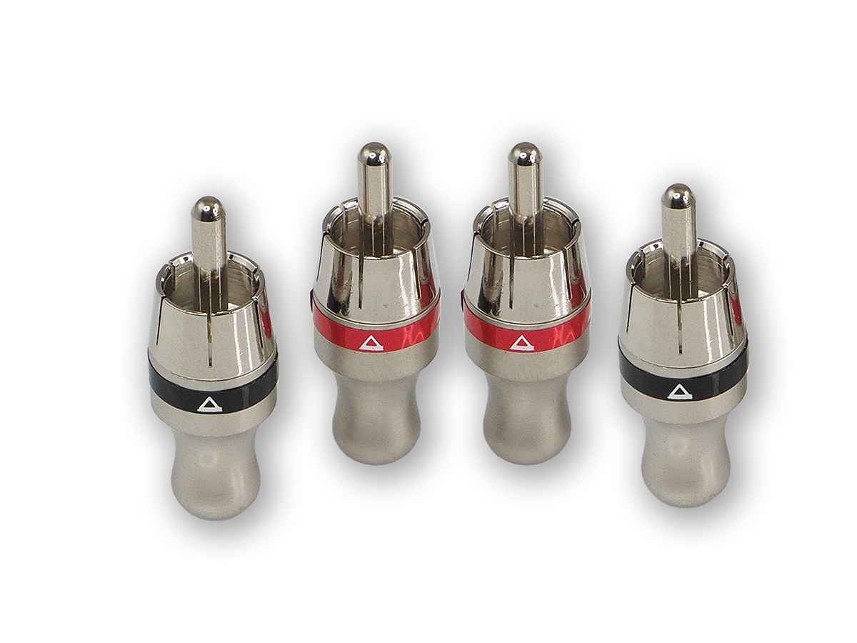 Aura RCA-P410 RCA коннектор, 4 мм вход, (4 шт)