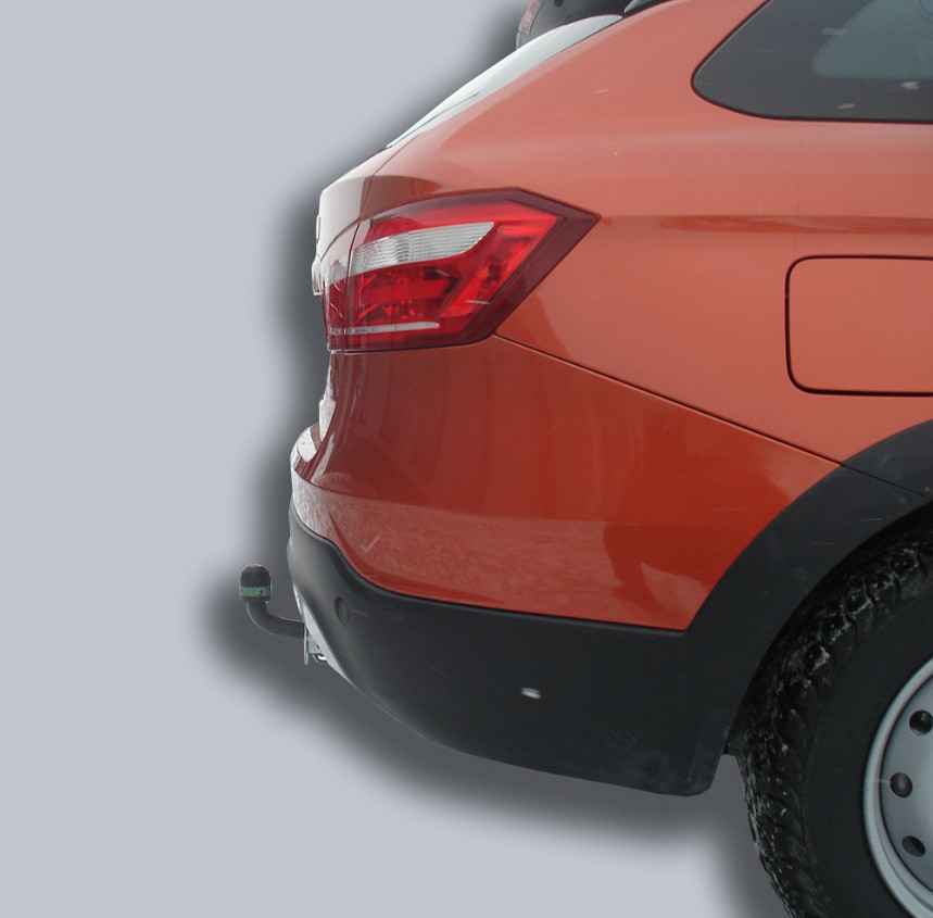 Фаркоп Leader T-VAZ-44A для LADA Vesta SW Cross (универсал) 2017-..., условно съемный шар (тип A)