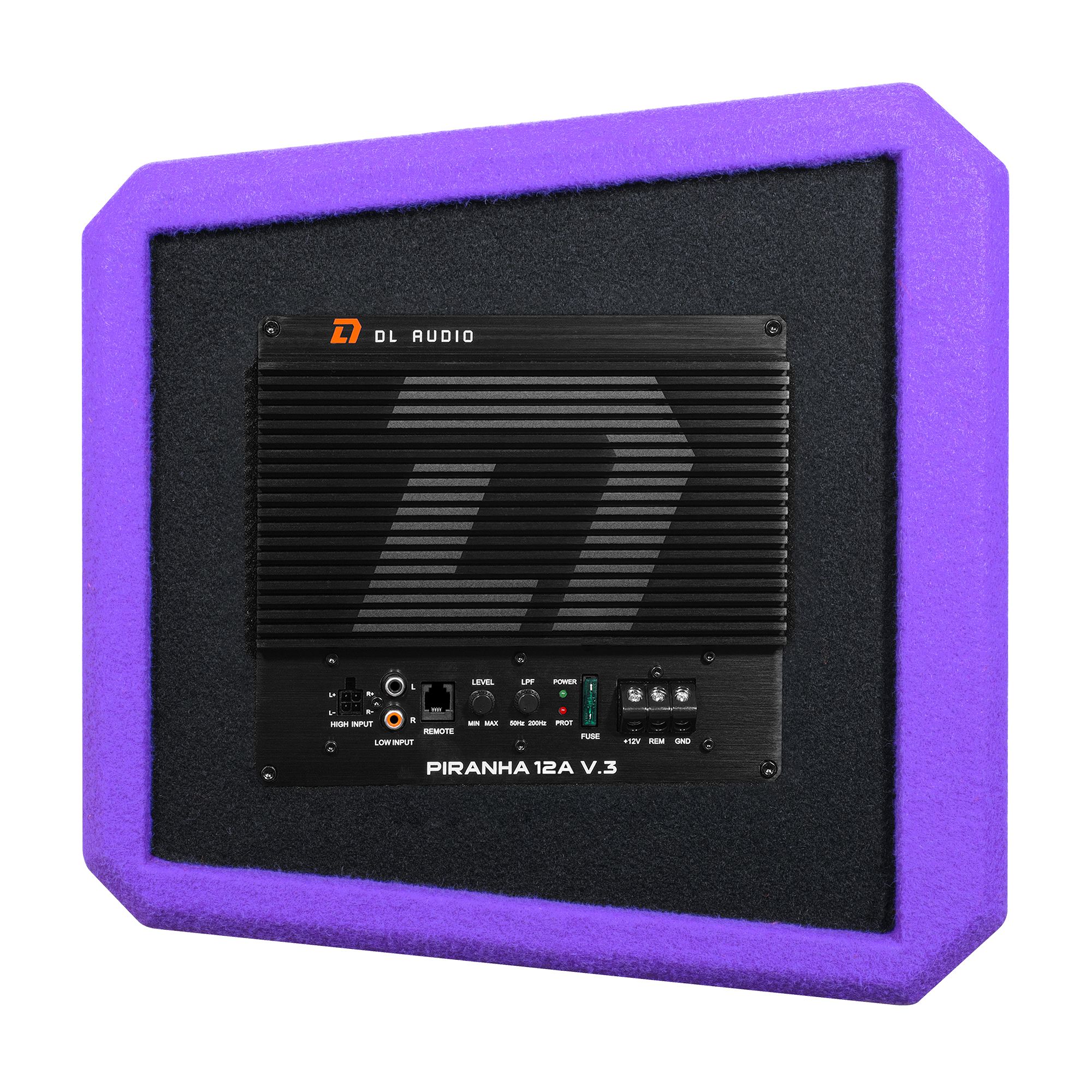 DL Audio Piranha 12A V.3 Purple сабвуфер активный