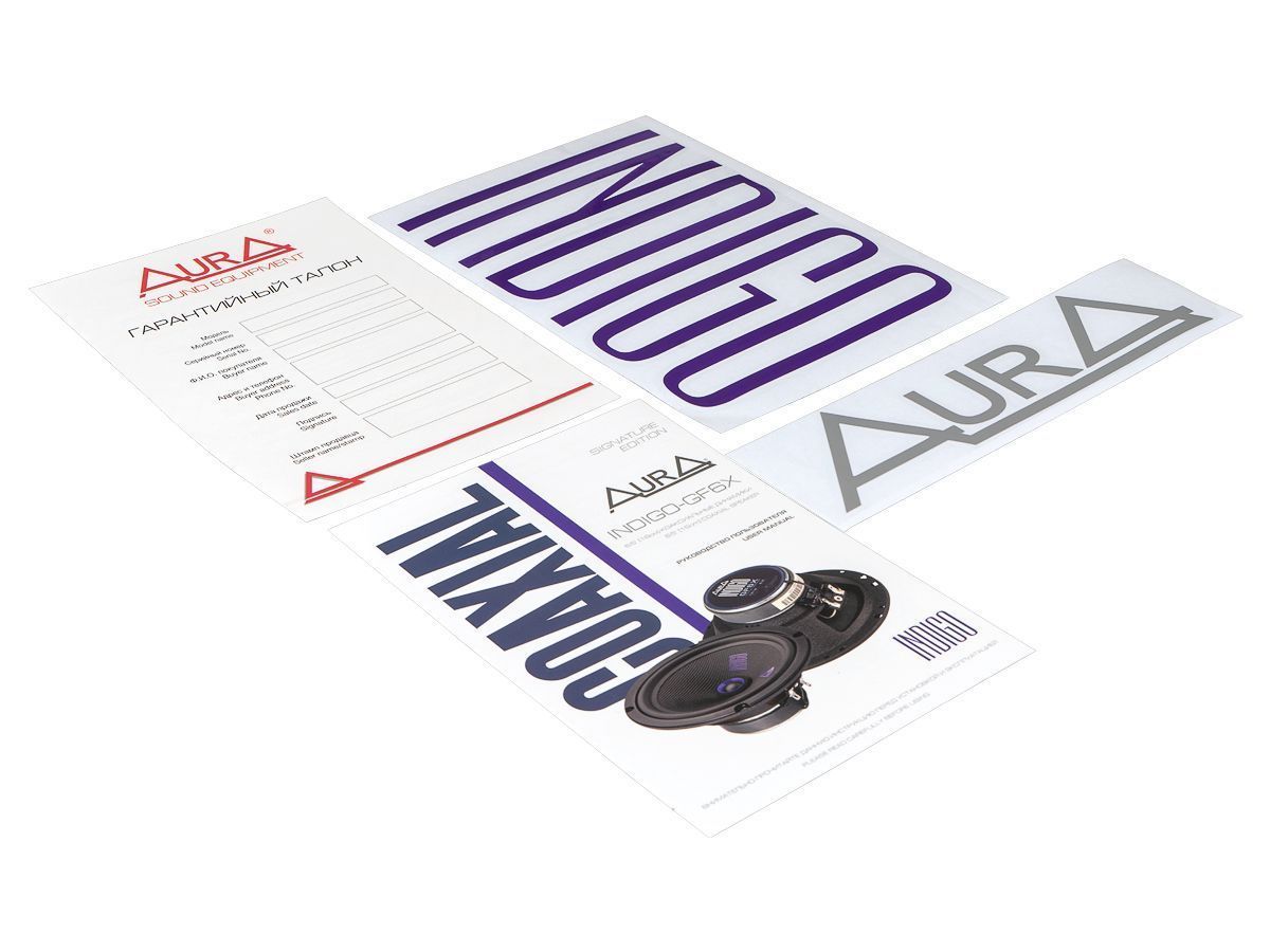 Aura INDIGO-GF6X, коаксиальные динамики