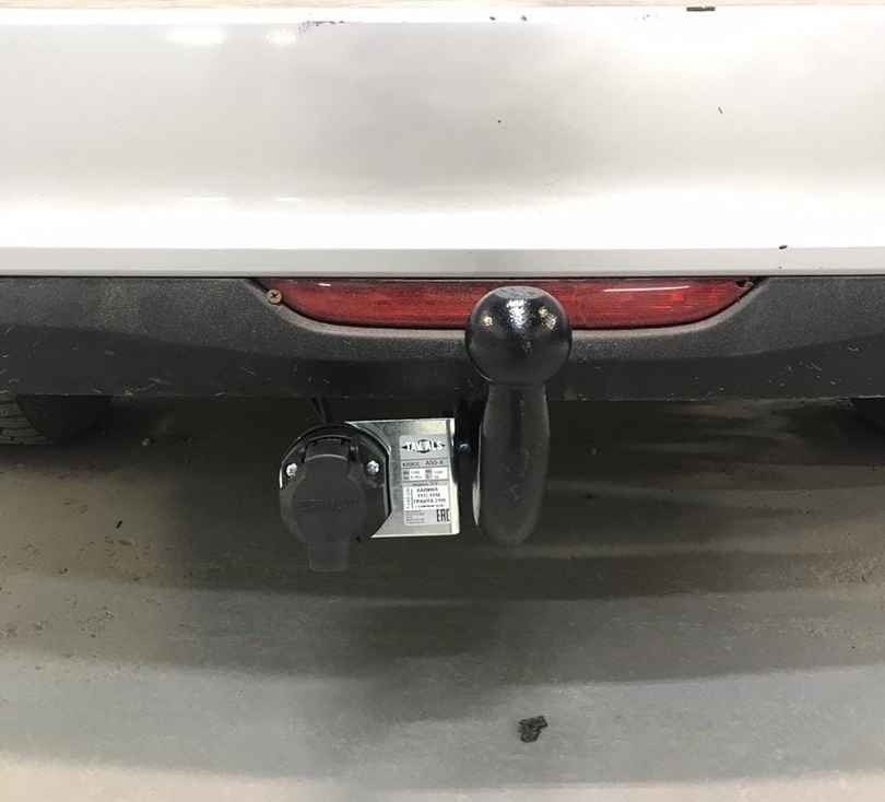 Фаркоп Leader Plus T-VAZ-22A ВАЗ Lada Granta, Kalina/ Datsun On-Do 2016-, условно съемный шар (тип A