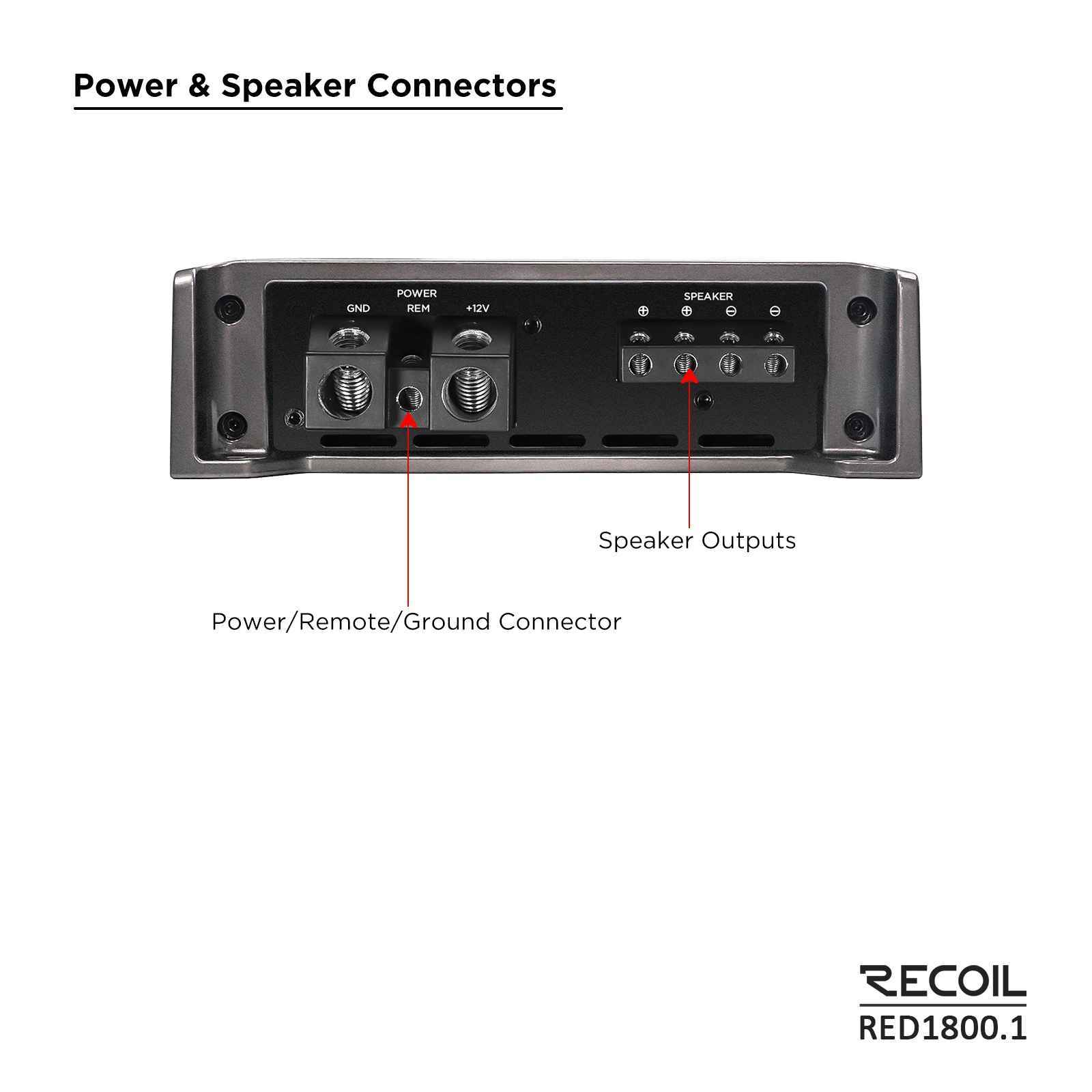 Recoil Audio RED1800.1 усилитель