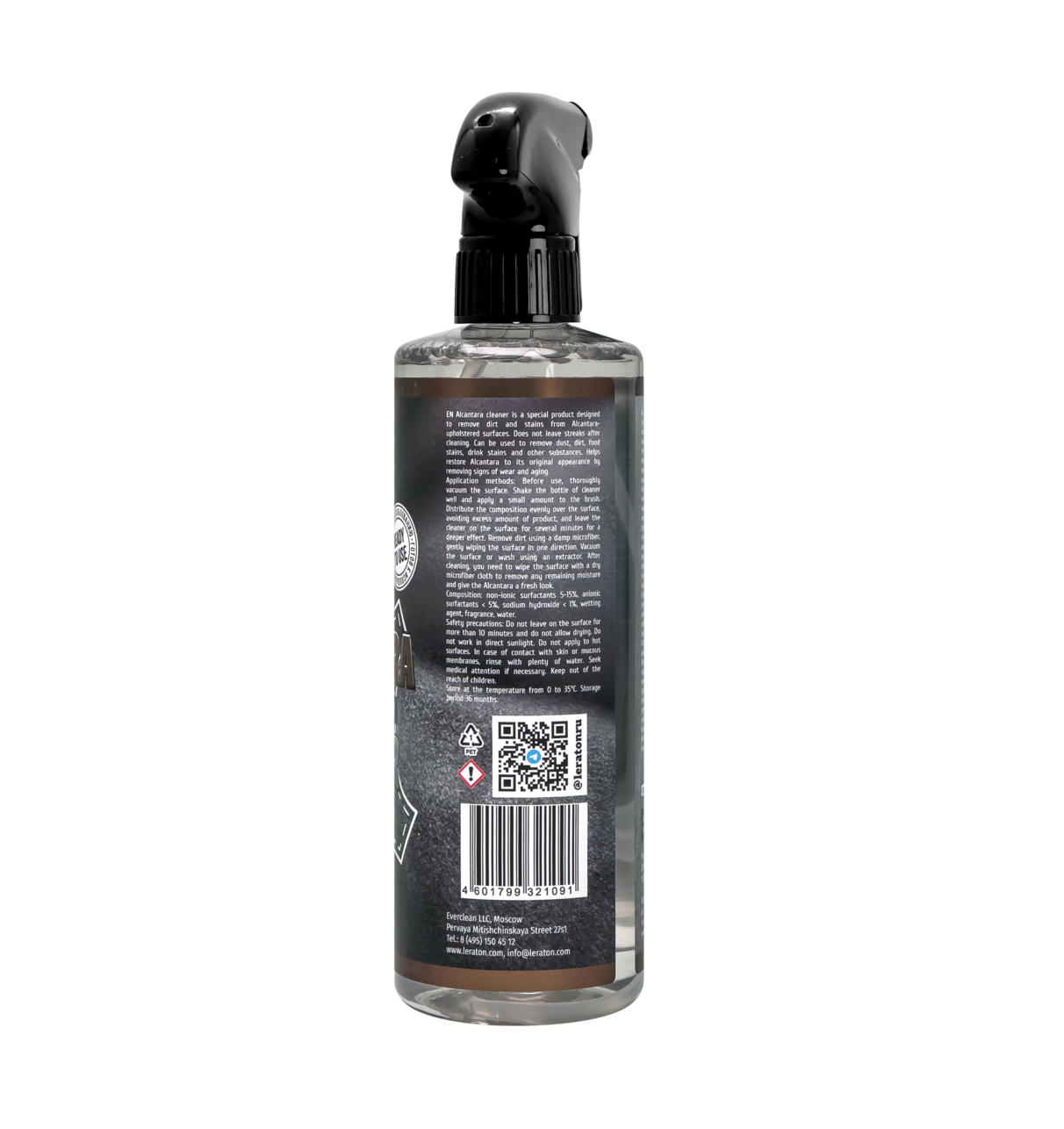 LERATON T4, 473мл, очиститель алькантары (готовый состав)