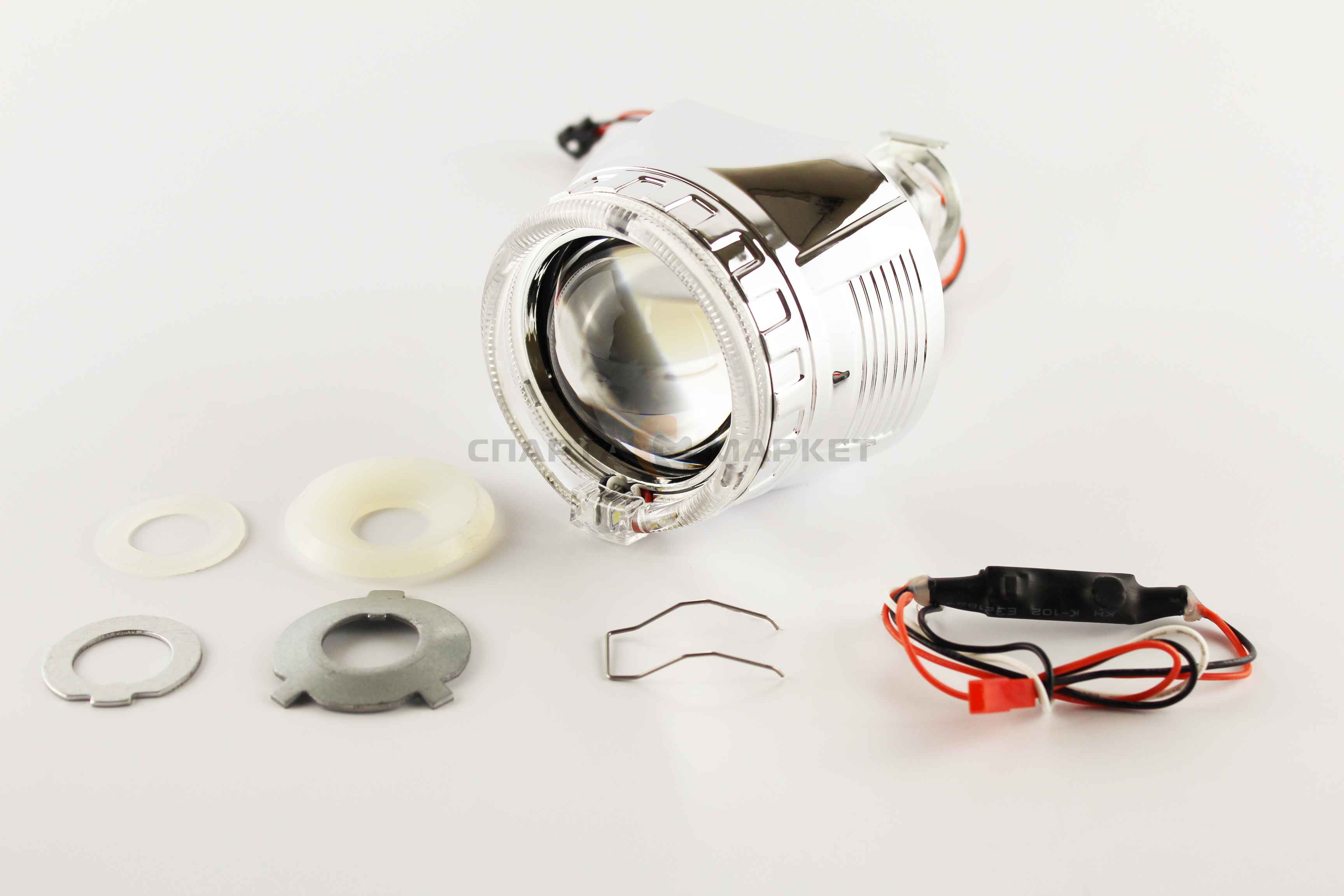 Биксеноновый модуль Clearlight 2,5 серебро с LED подсветкой (1шт)