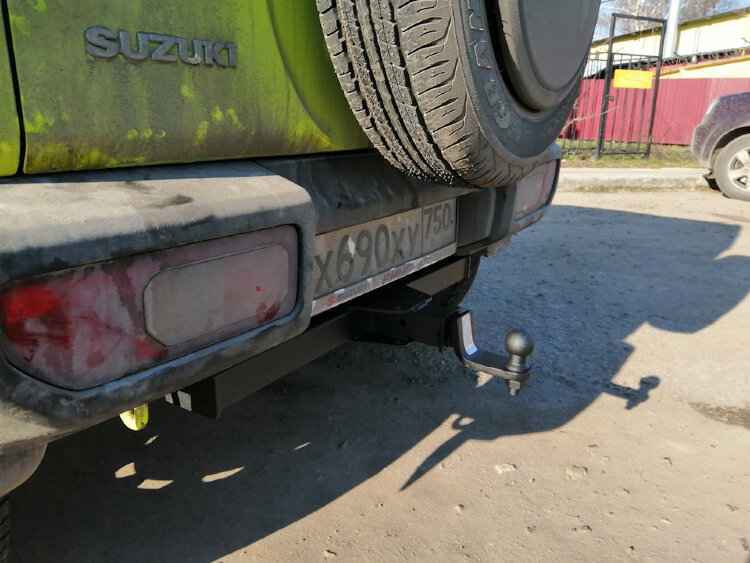 Фаркоп AvtoS SZ 13 для Suzuki Jimny 2019-..., быстросъемный шар (тип Е)