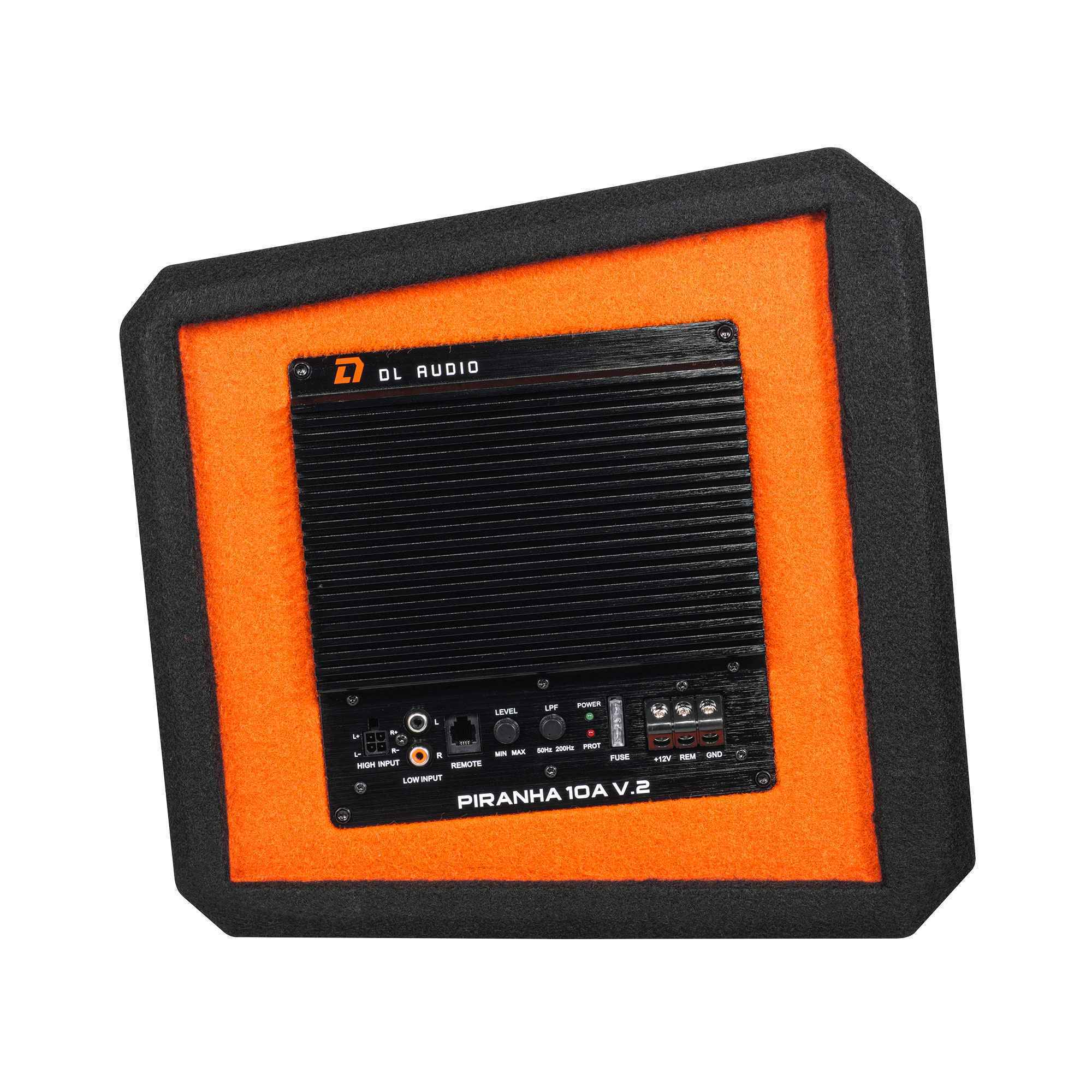 DL Audio Piranha 10A V.2 Black сабвуфер активный (черный)