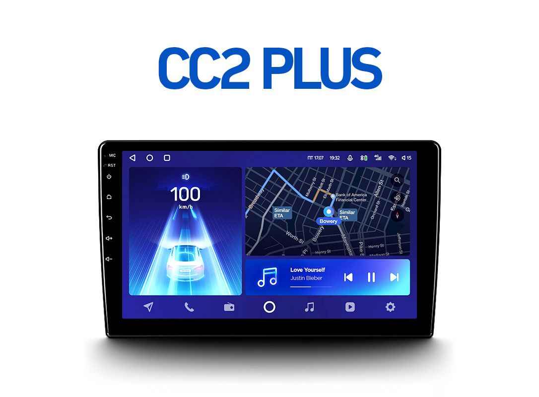 Штатная Магнитола Teyes CC2 PLUS 9" 3/32Гб (Android 10, 4G, DSP, QLed) для Geely SC7  2011 - 2015 