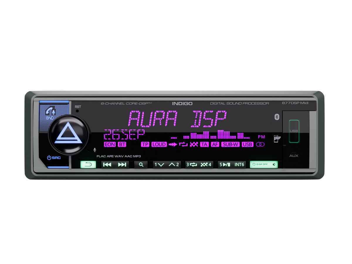 Aura INDIGO-877DSP MKII BT/USB/FM ресивер Aura INDIGO-877DSP MKII BT/USB/FM ресивер