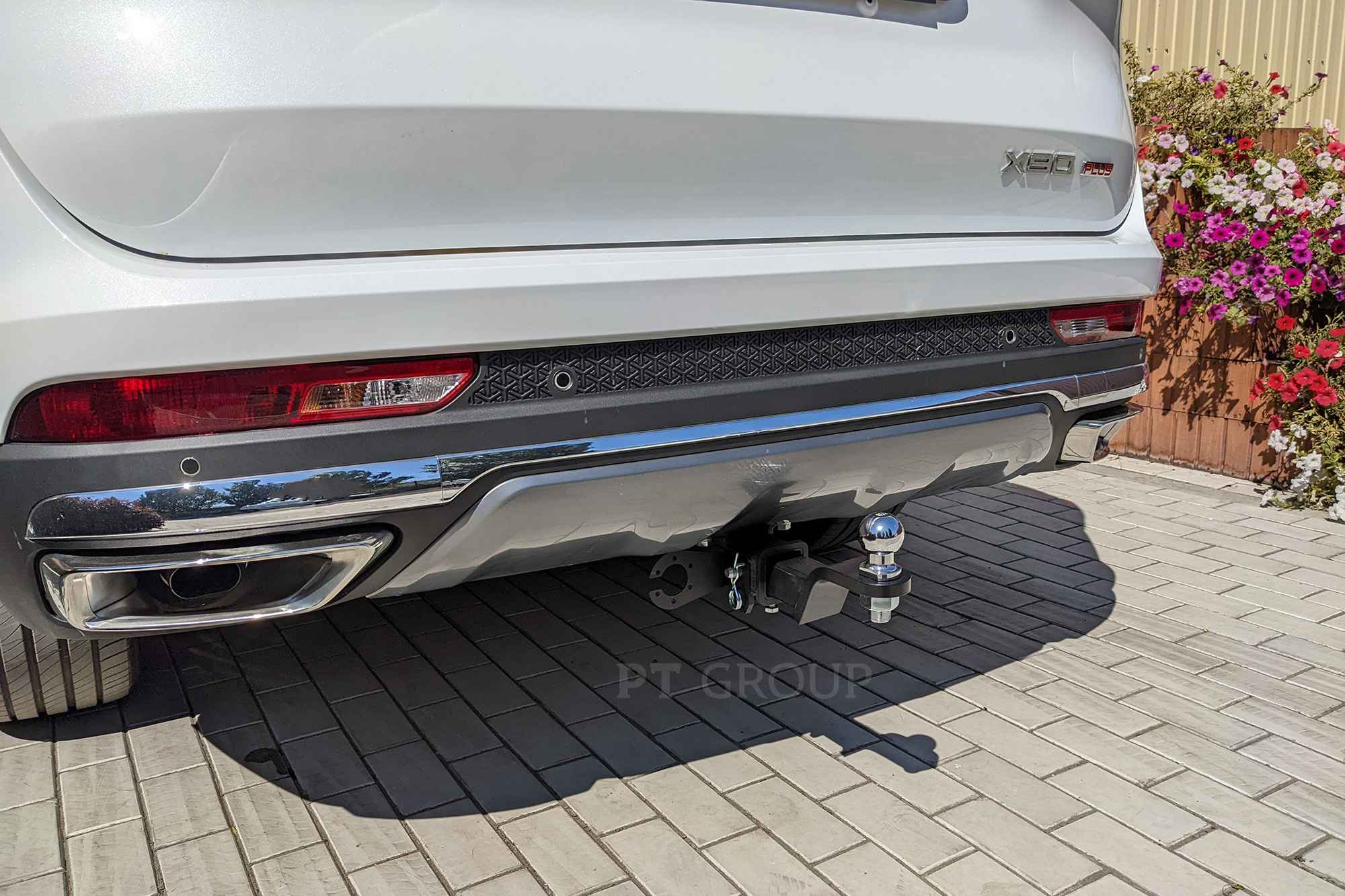 Фаркоп ПТ ГРУПП JXD-23-991122.00 для Jetour X90 PLUS 2023-..., быстросъемный шар (тип Е)