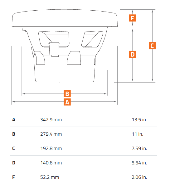 Hertz Marine HMS 12 B4-LD-W Infinftite Baffle Sub White 4 Ohm, морской сабвуфер