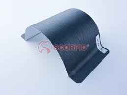 Текстурная пленка с эффектом шлифованного алюминий SCORPIO Premium - цвет серый