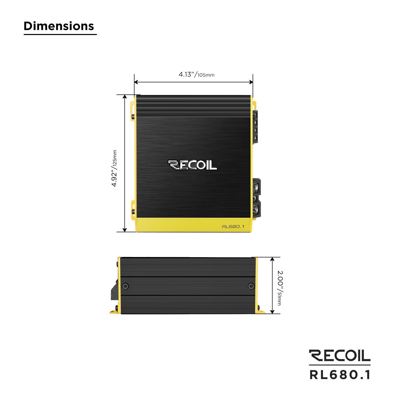 Recoil Audio RL680.1 усилитель