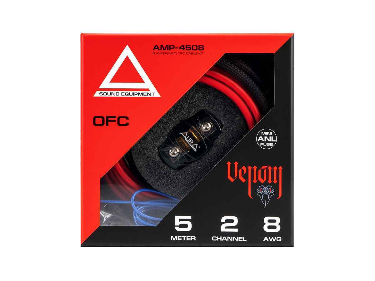 Aura AMP-4508 комплект кабелей для усилителя Aura AMP-4508 комплект кабелей для усилителя