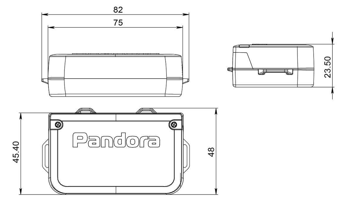 Модуль обхода иммоб. Pandora DI-4 Bluetooth