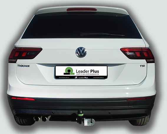 Фаркоп Leader Plus V123-A VW Tiguan, Jetta, Yeti, Kodiaq, Audi Q3 (2007-2016), шар типа A