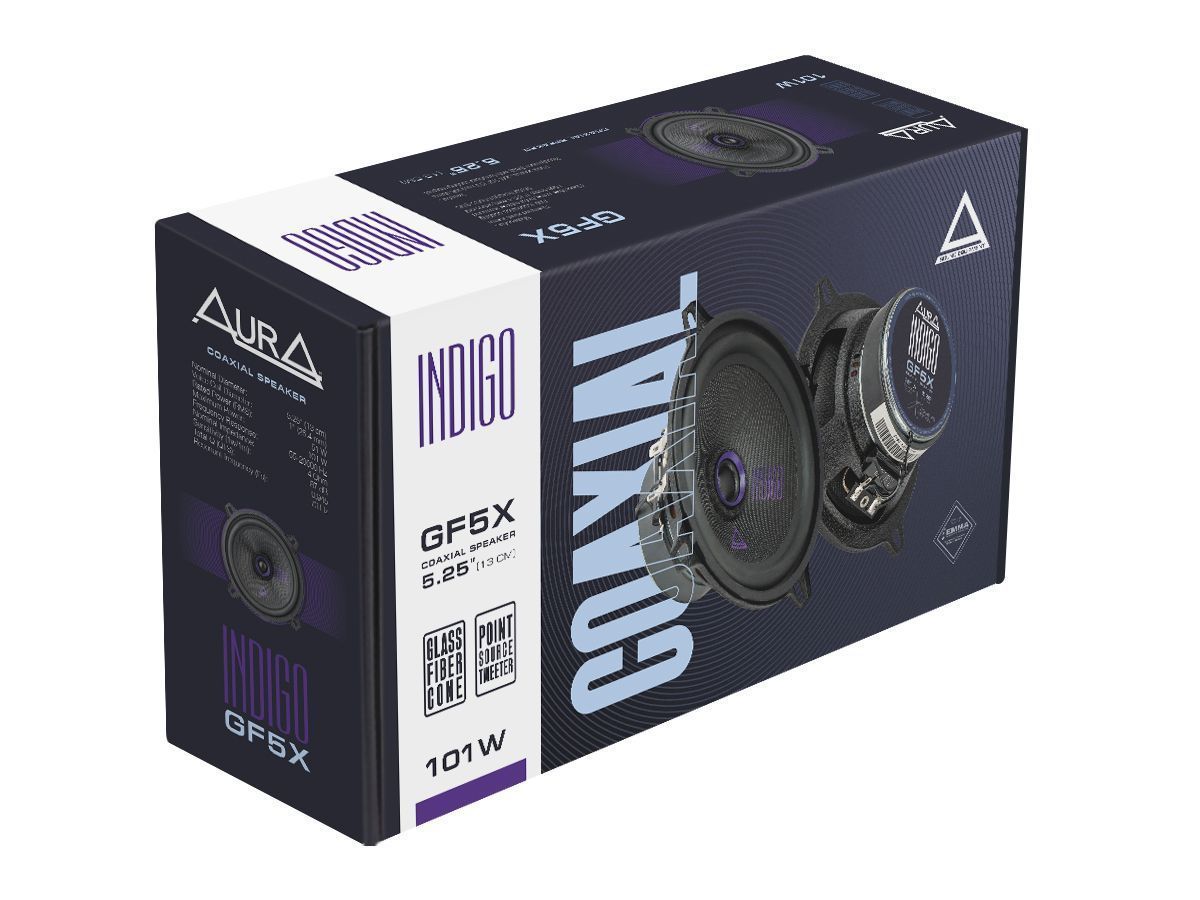 Aura INDIGO-GF5X, коаксиальные динамики