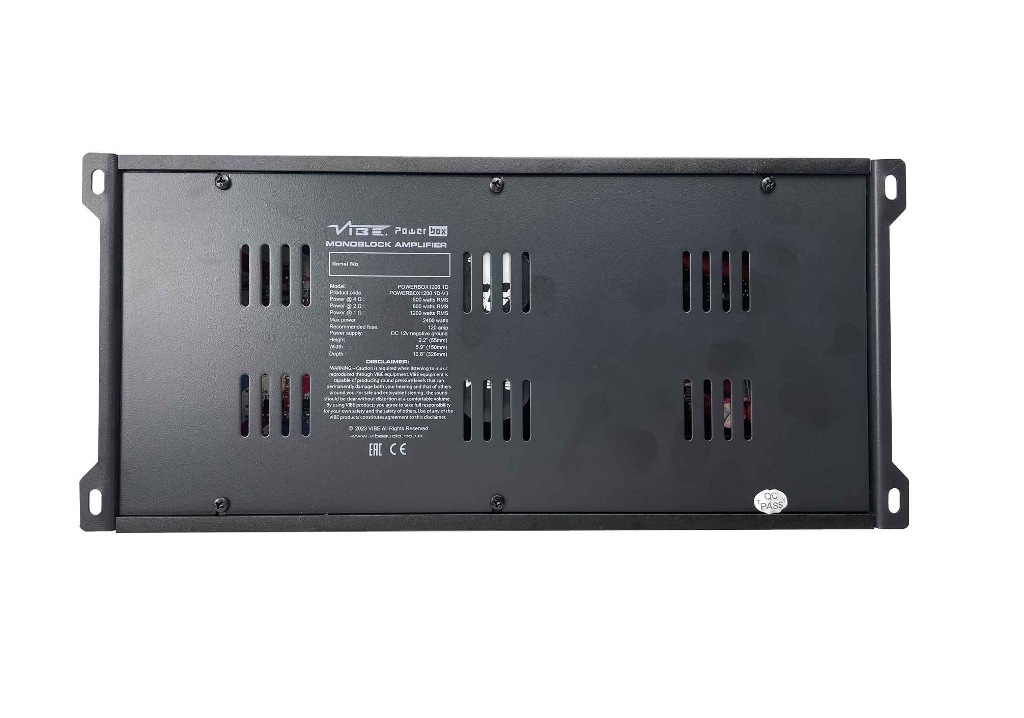 Vibe POWERBOX1200.1D-V3, усилитель