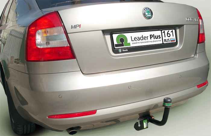 Фаркоп Leader Plus S106-A Skoda Octavia II (1Z3) 2008-13/ Superb II (3T5) 2009-15, шар типа A