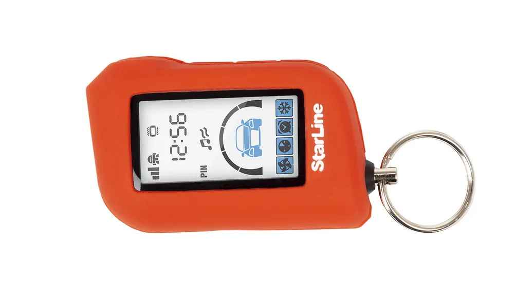 Чехол StarLine для брелка A63/A93, A66/A96 силиконовый, красный