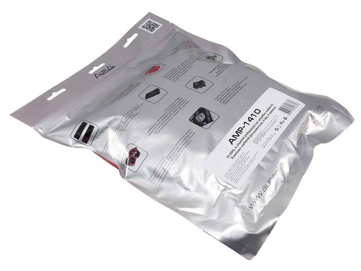 Aura AMP-1410 Комплект кабелей для усилителя 10 AWG Aura AMP-1410 Комплект кабелей для усилителя 10 AWG