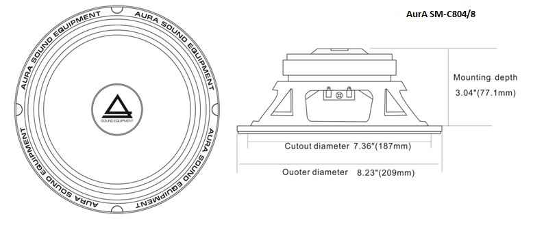 Акус. сист. Aura SM-C804