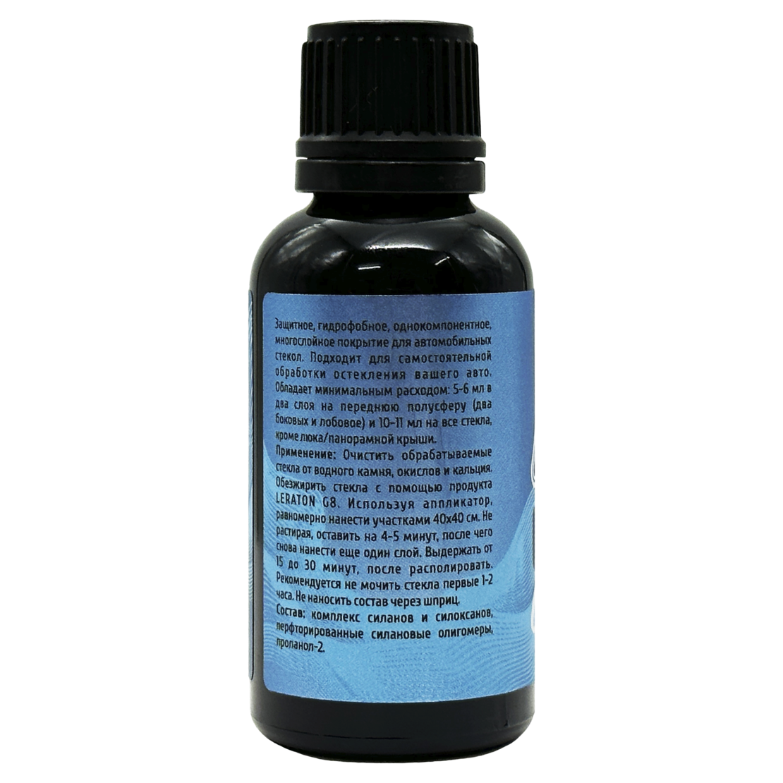 Защитное покрытие для стекол (антидождь) LERATON Glass Coating 30мл