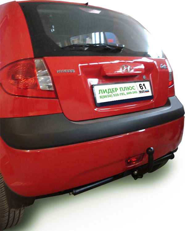 Фаркоп Leader Plus H207-A для Hyundai Getz 2003-..., условно съемный шар (тип A)