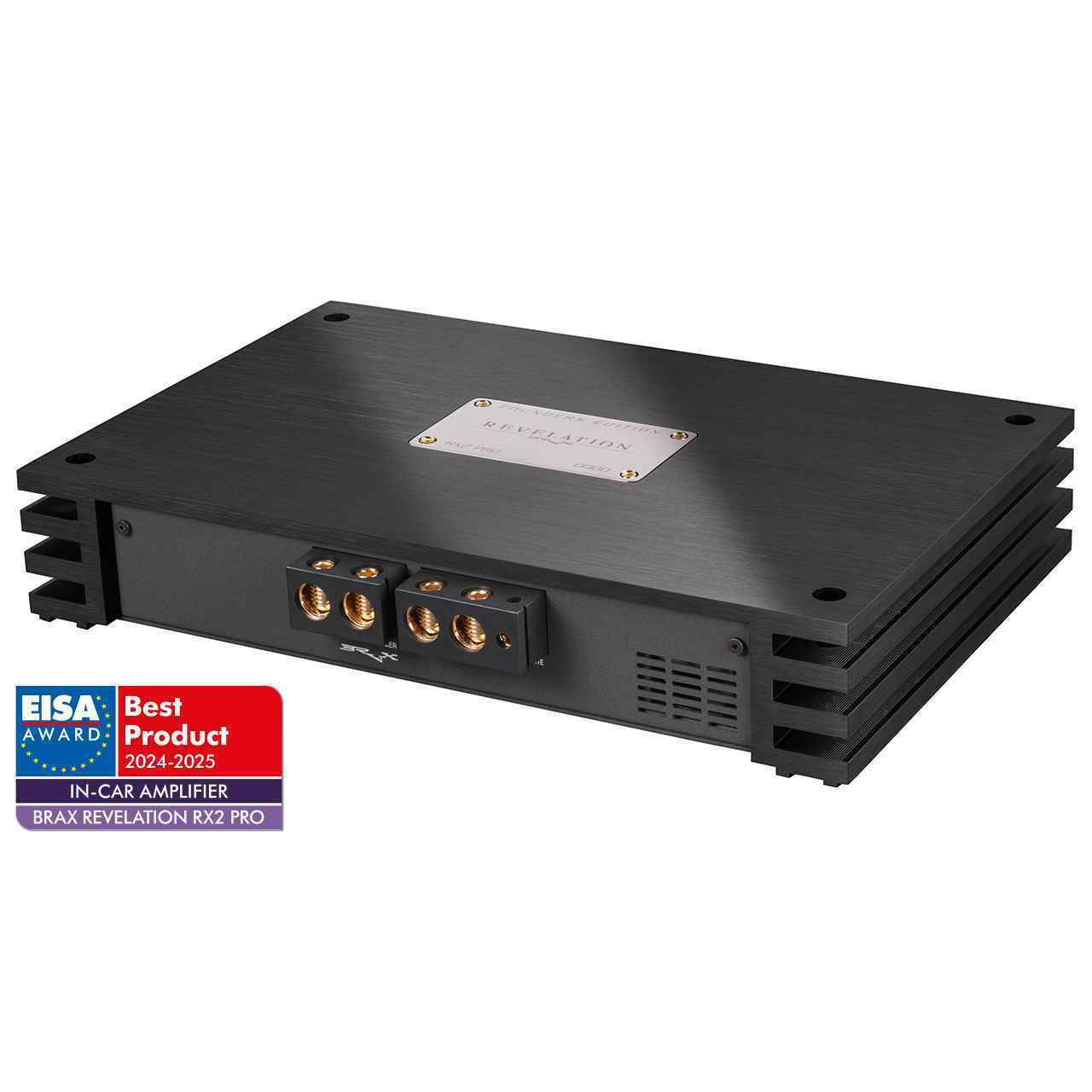 BRAX REVELATION RX2 PRO - FOUNDERS EDITION Усилитель High End 2 канальный, чёрный, аналоговый вход