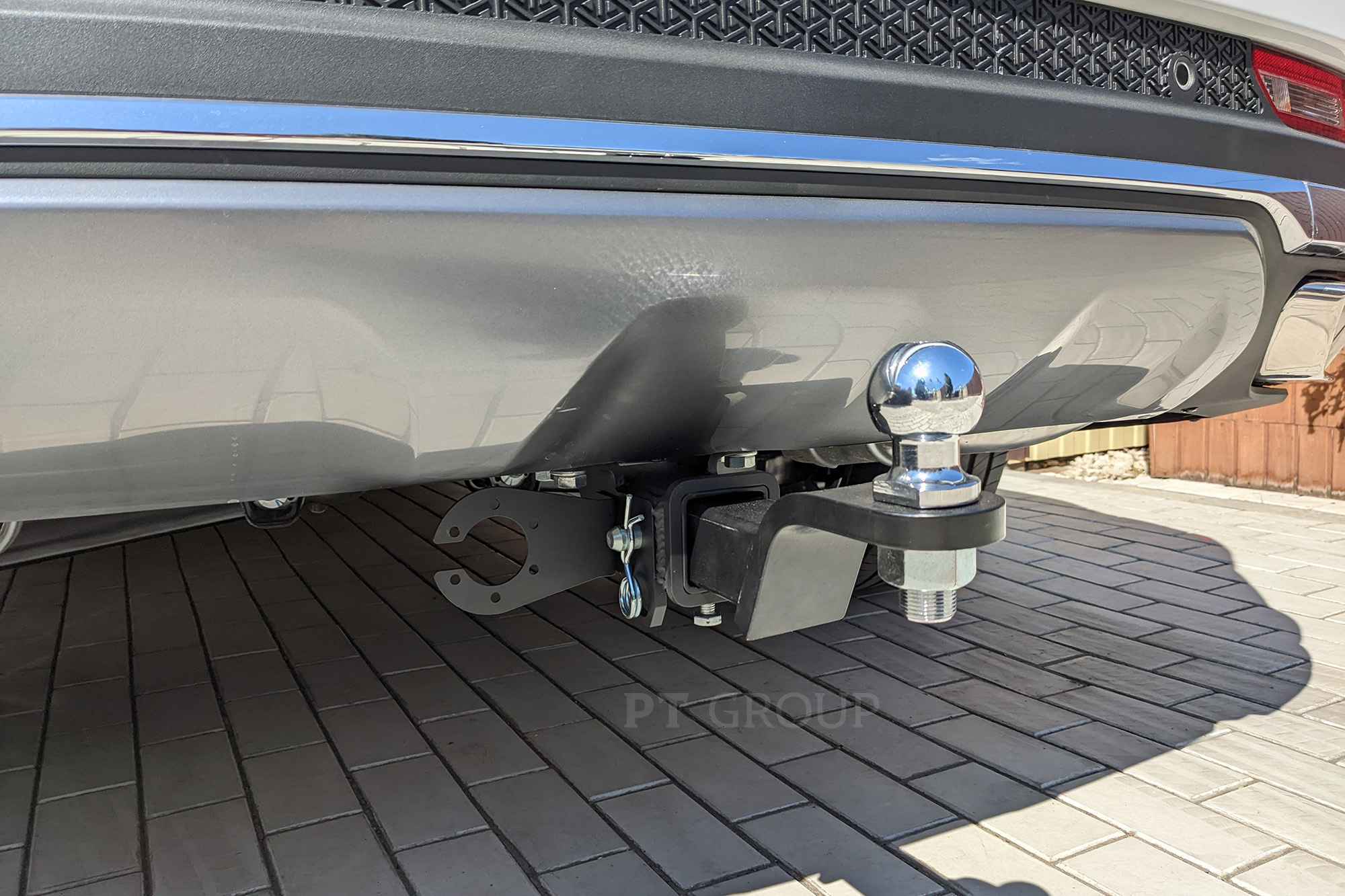 Фаркоп ПТ ГРУПП JXD-23-991122.00 для Jetour X90 PLUS 2023-..., быстросъемный шар (тип Е)