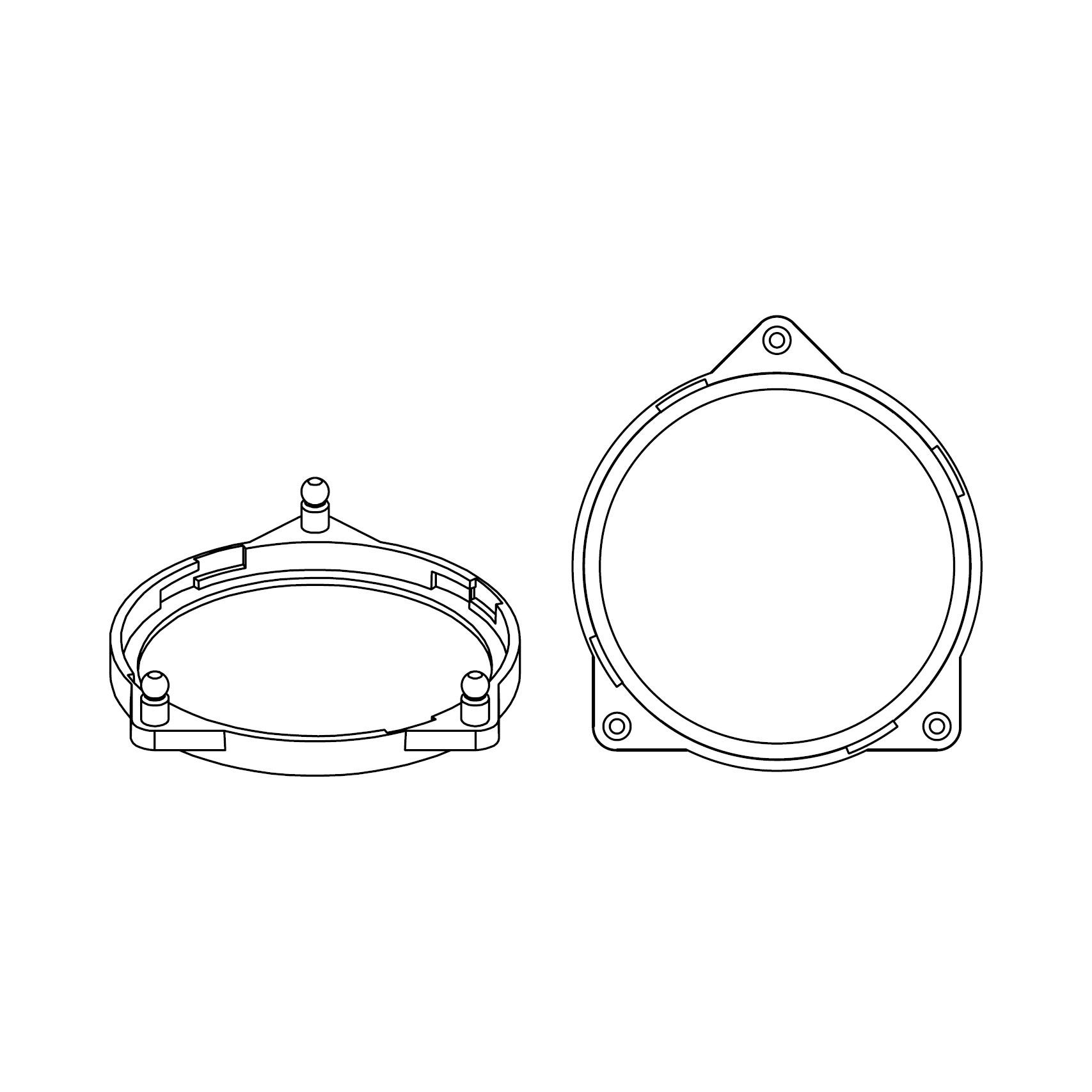 HELIX CFMK100 MB.1 Монтажный адаптер FlexMounts (CI41003)