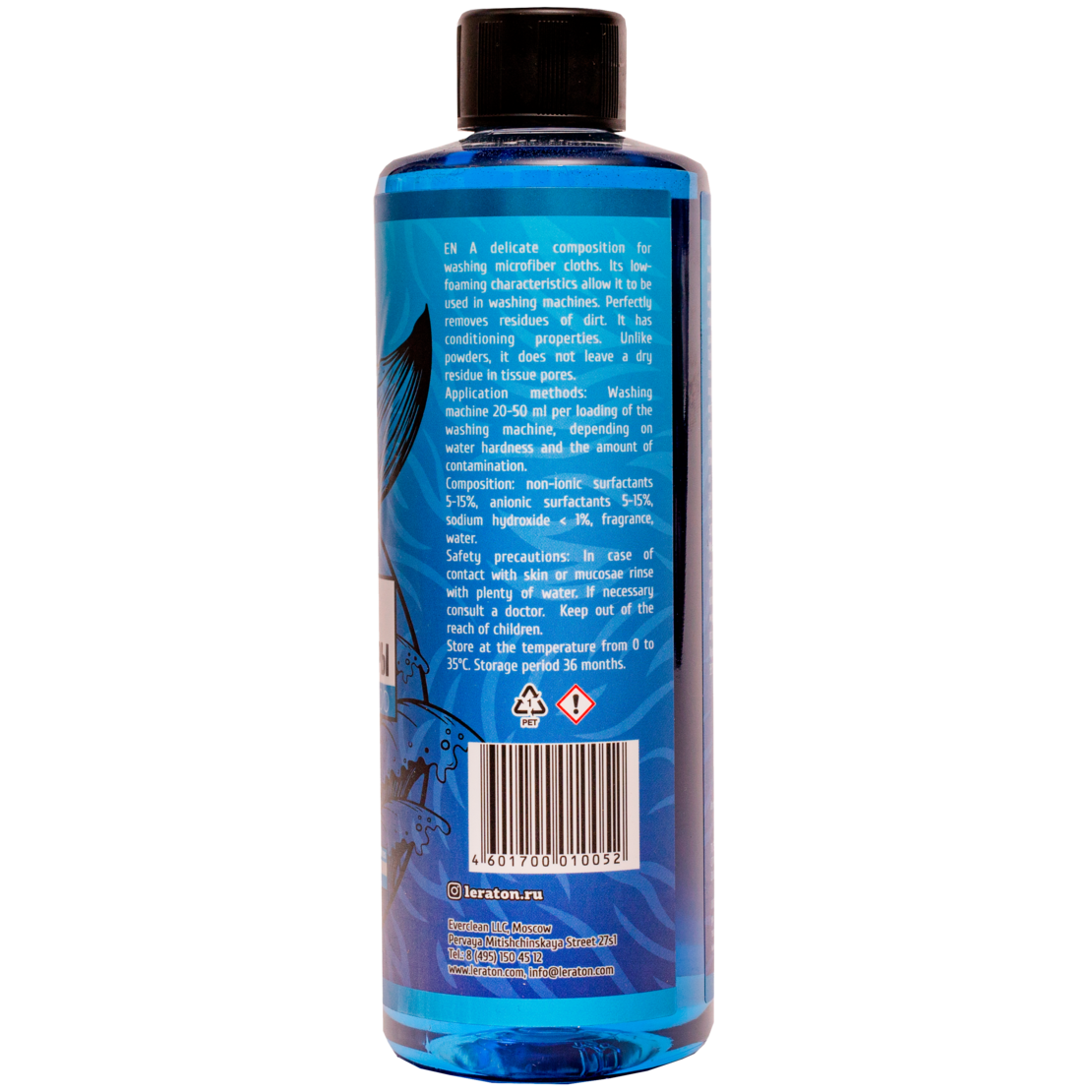 Шампунь для микрофибр LERATON MF WASH 473мл.